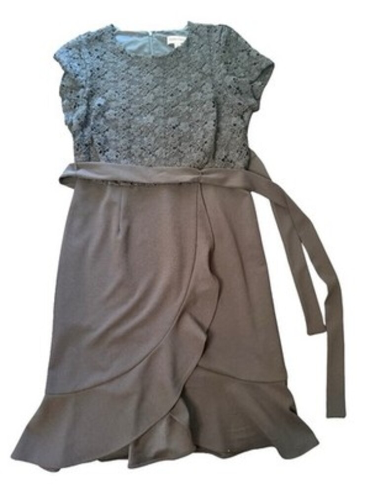 Shelby & Palmer Black‎ Dress, Size 12, Beautiful Lace Pattern